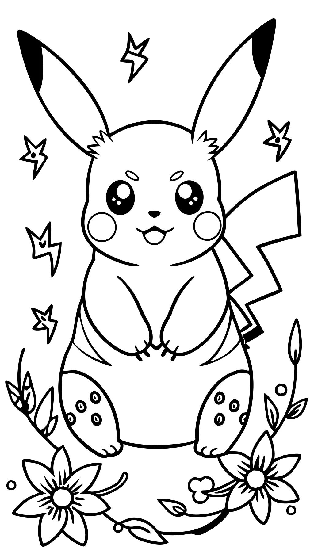 pokemon pikachu coloring pages